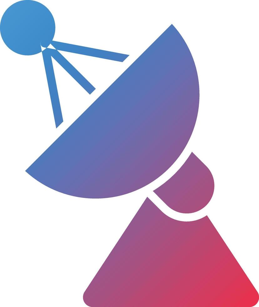 Parabolic Dishes Icon Style vector