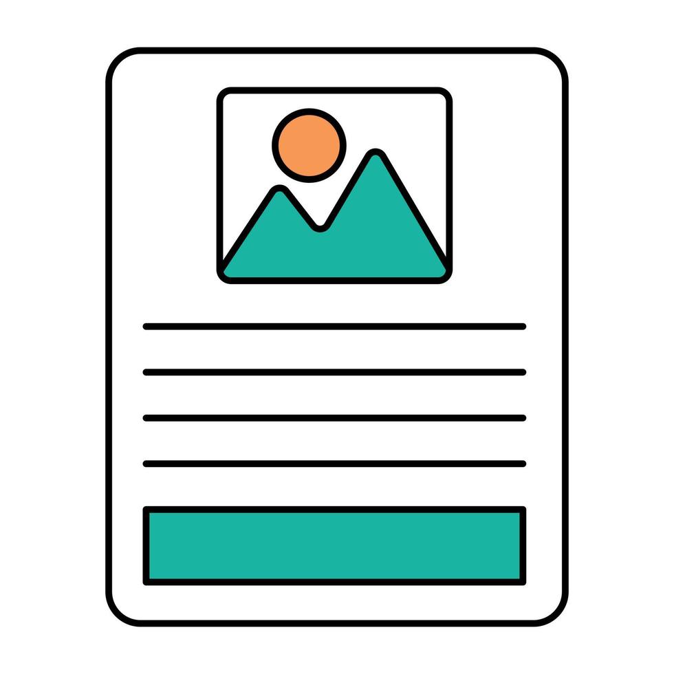 Trendy vector design of landscape 12764918 Vector Art at Vecteezy