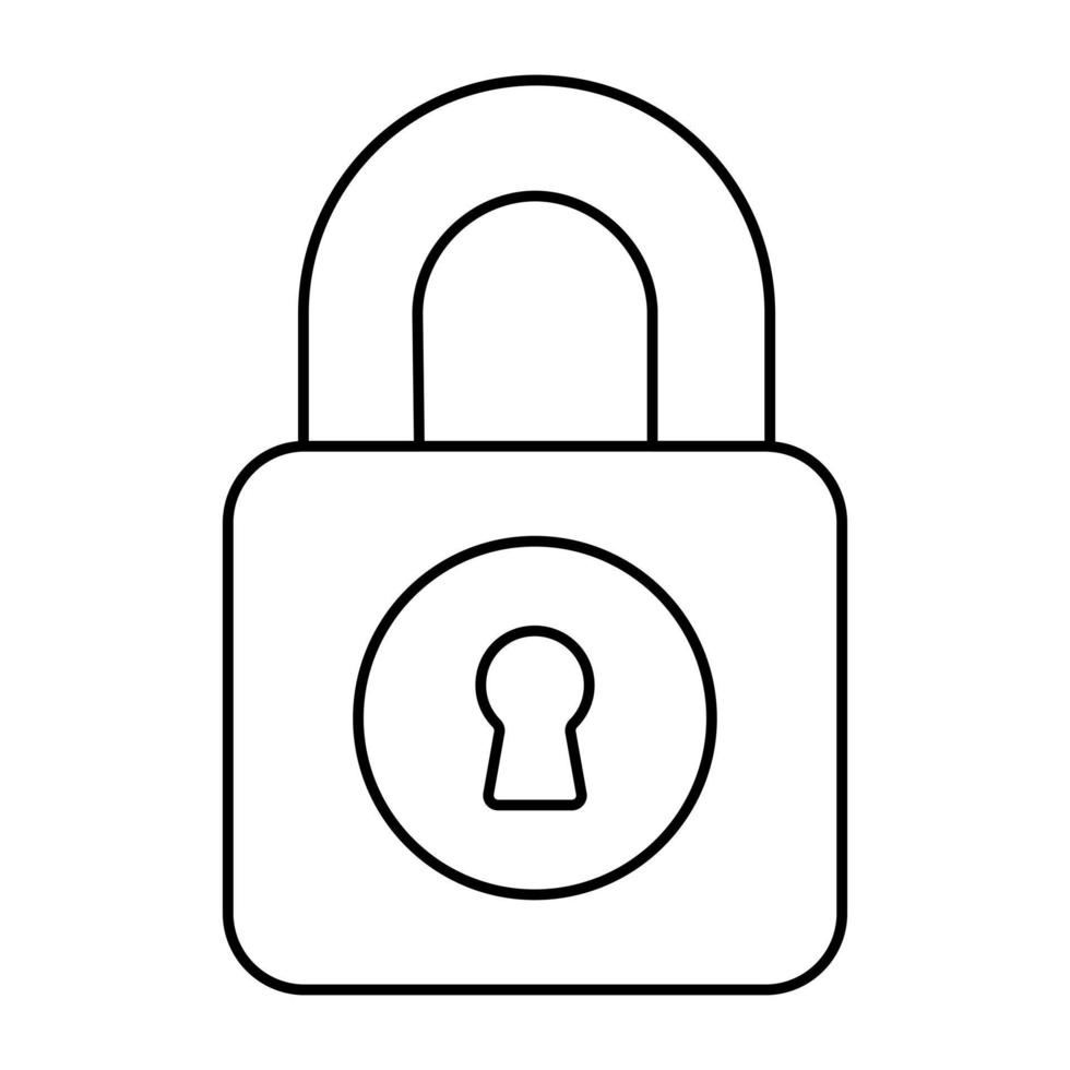 A premium download icon of padlock vector