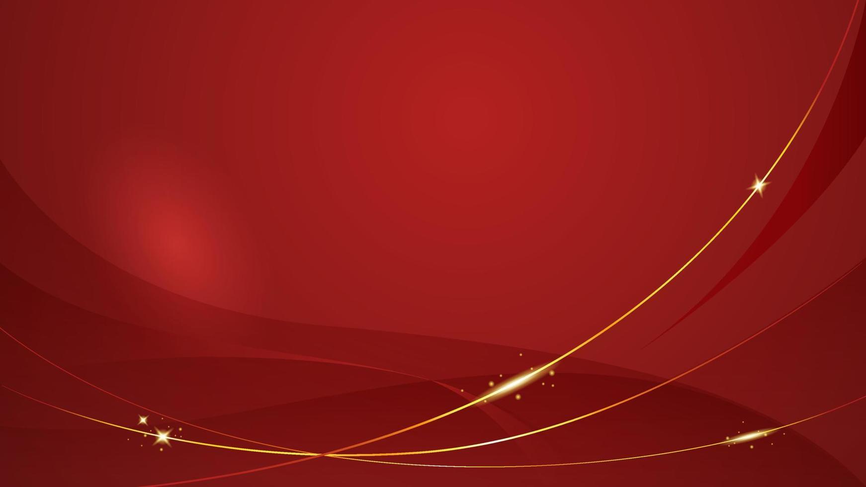 abstract luxury red and gold background vector design modern illustration template layout