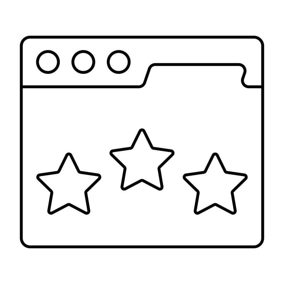 icono de descarga premium de calificaciones web vector