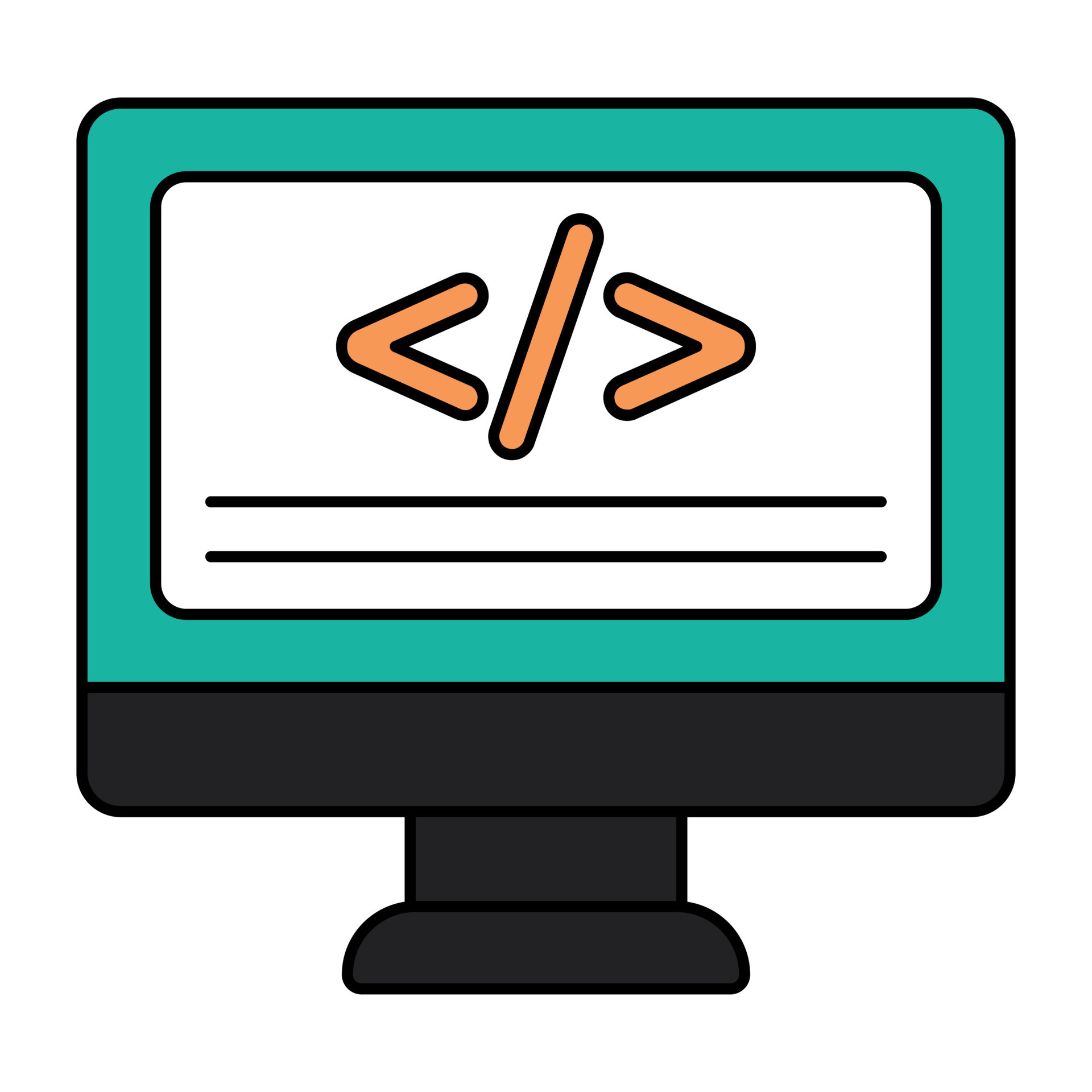 Perfect design icon of computer coding 12765083 Vector Art at Vecteezy