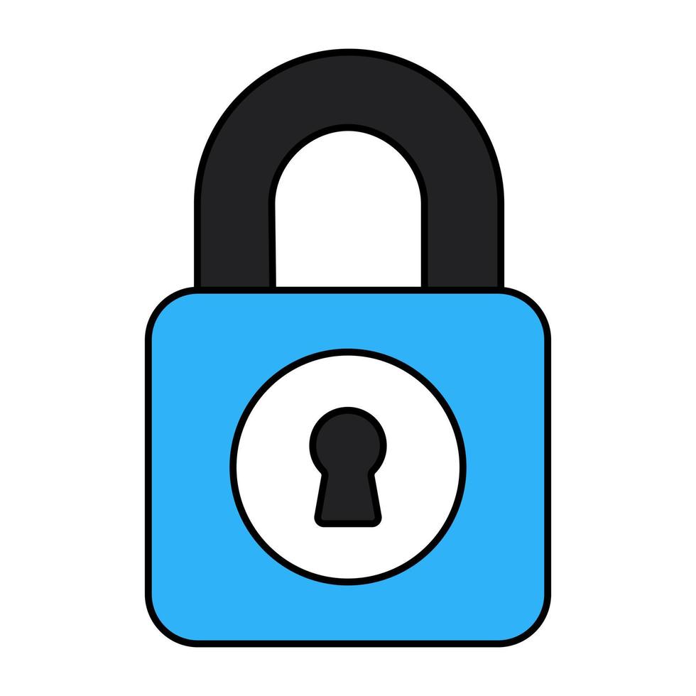 A premium download icon of padlock vector