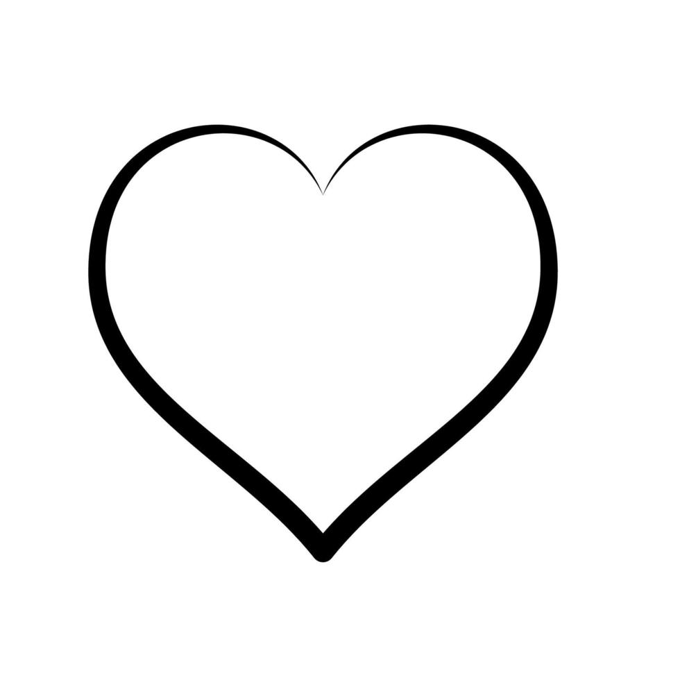 Heart icon vector design templates