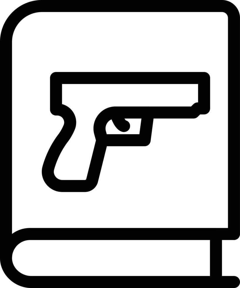 ilustración de vector de pistola en un fondo. símbolos de calidad premium. iconos vectoriales para concepto y diseño gráfico.