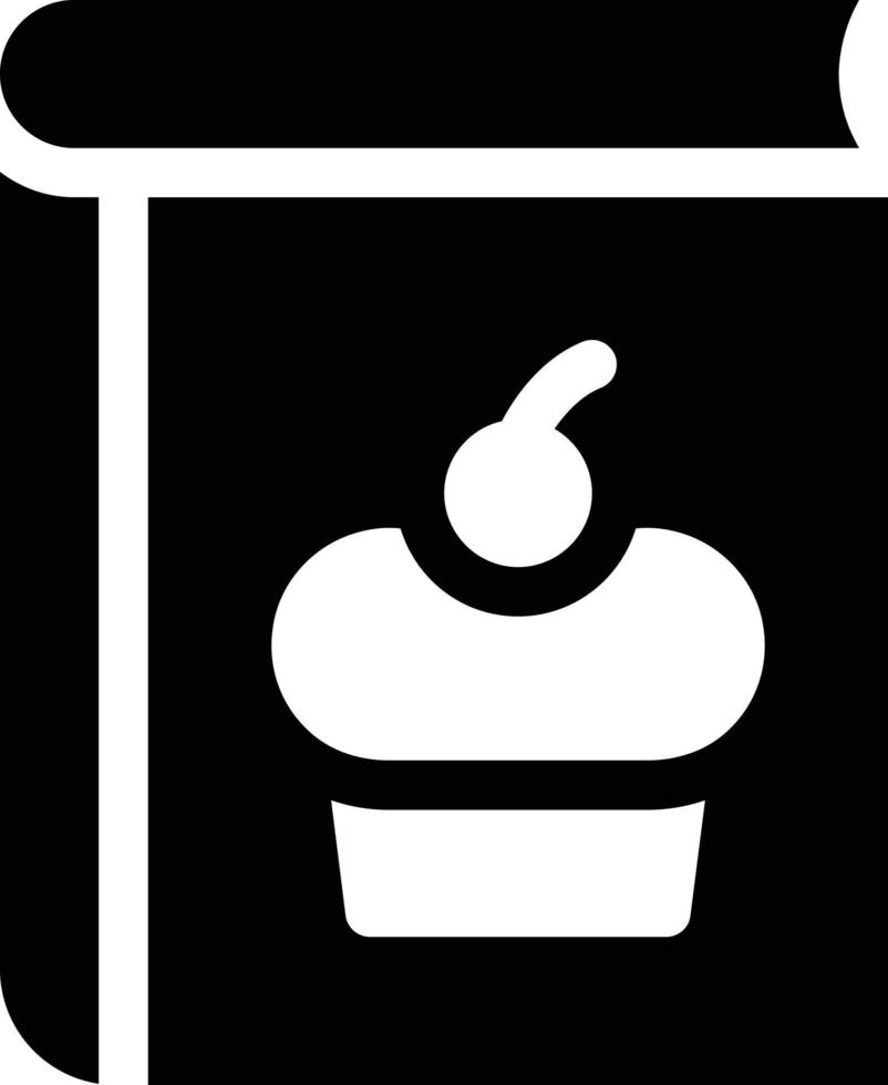 ilustración de vector de cupcake en un fondo. símbolos de calidad premium. iconos vectoriales para concepto y diseño gráfico.