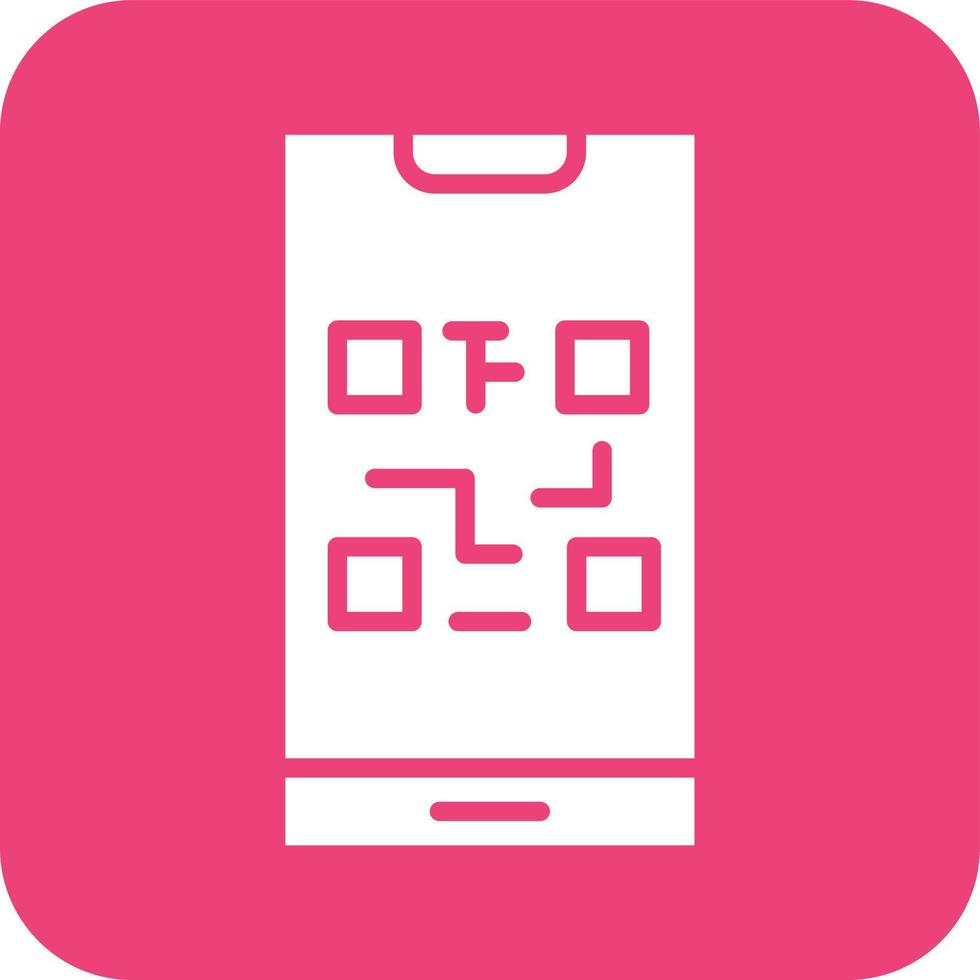 ilustración de diseño de icono de vector de código qr