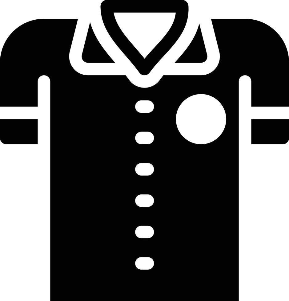 ilustración de vector de camisa en un fondo. símbolos de calidad premium. iconos vectoriales para concepto y diseño gráfico.