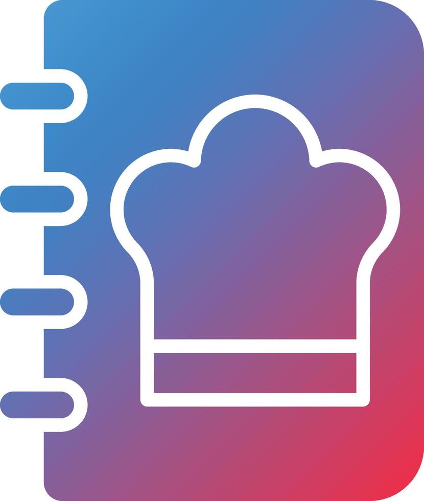 Cookbook Icon Style vector