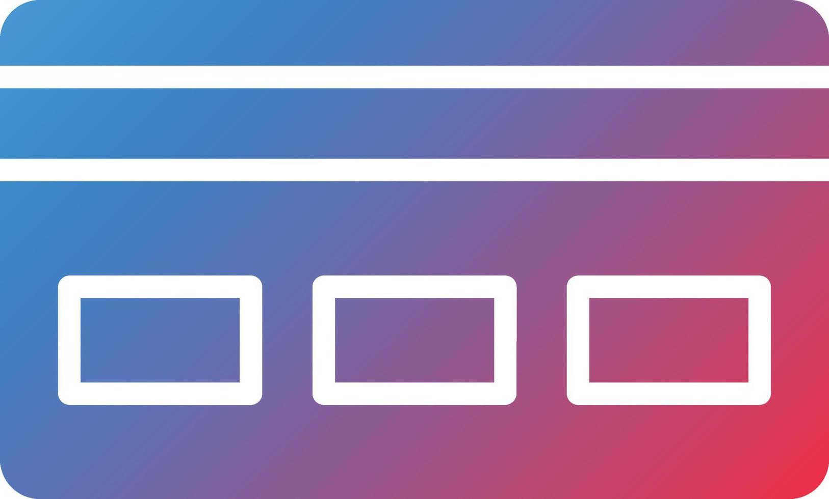 Credit Card Icon Style vector