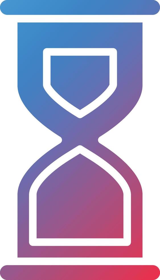 Sand Clock Icon Style vector