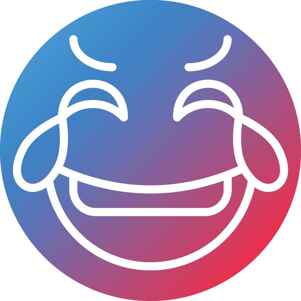 Laughing Icon Style vector