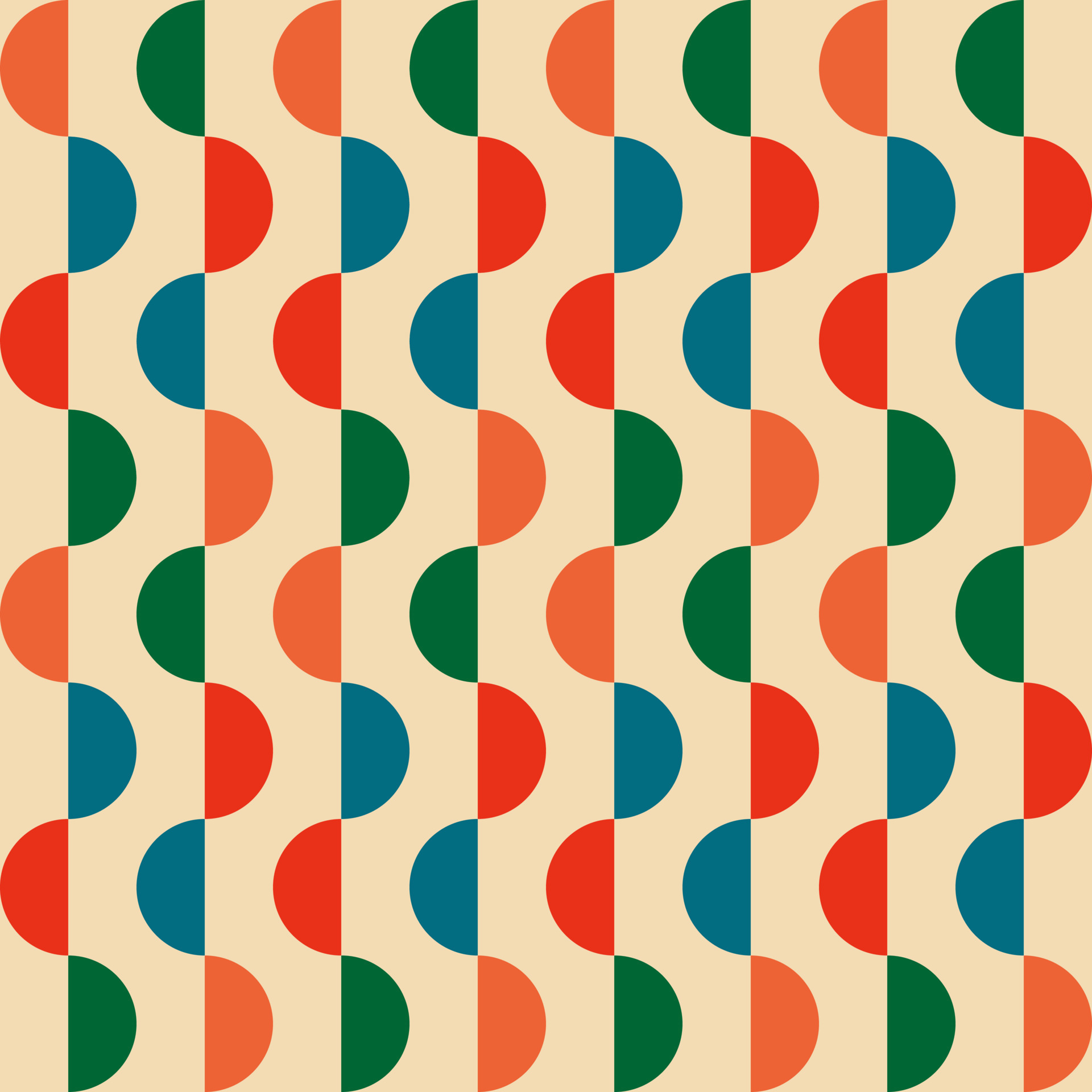 Vintage Retro Seamless Geometric Pattern In The Style Of The 70s And vintage-retro-seamless-geometric-pattern-in-the-style-of-the-70s-and