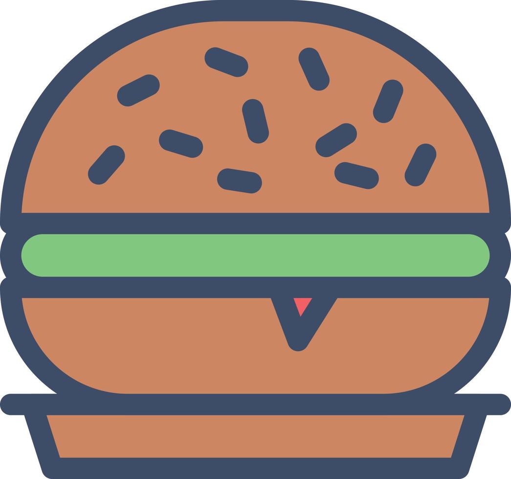 burger vector illustration on a background.Premium quality symbols.vector icons for concept and graphic design.