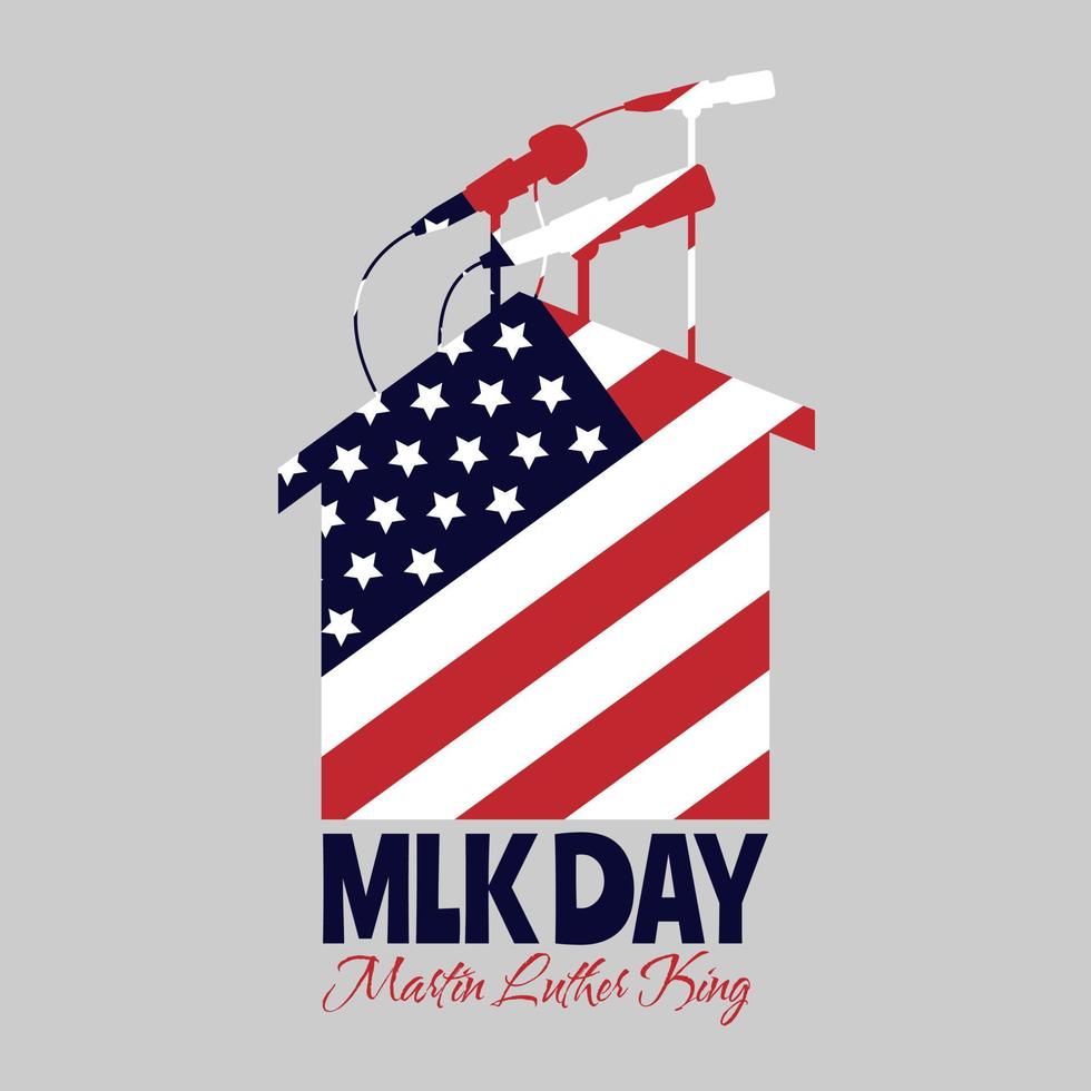 Martin Luther King Jr. Day background vector