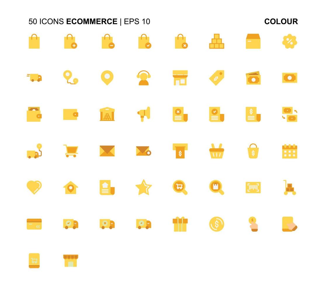 Ecommerce Icons for your project vector