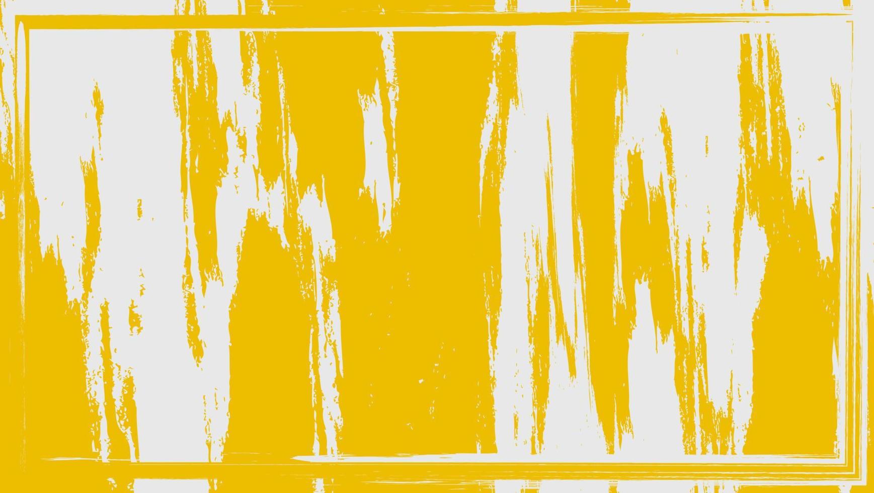 diseño de fondo de textura grunge de marco blanco amarillo abstracto vector