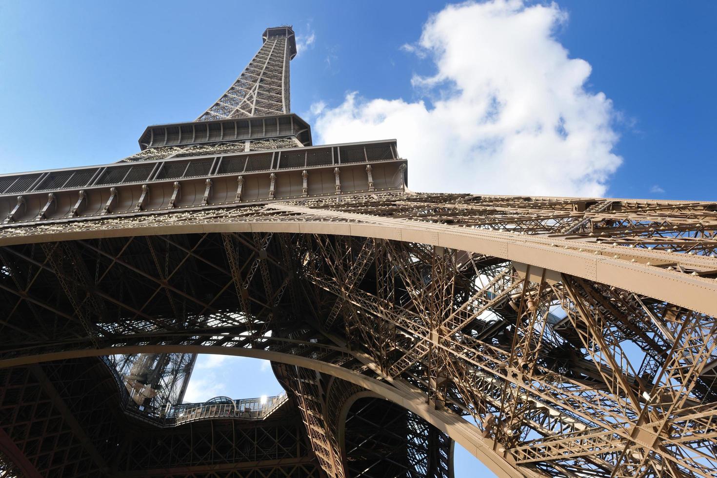 eiffel tower in paris at day photo