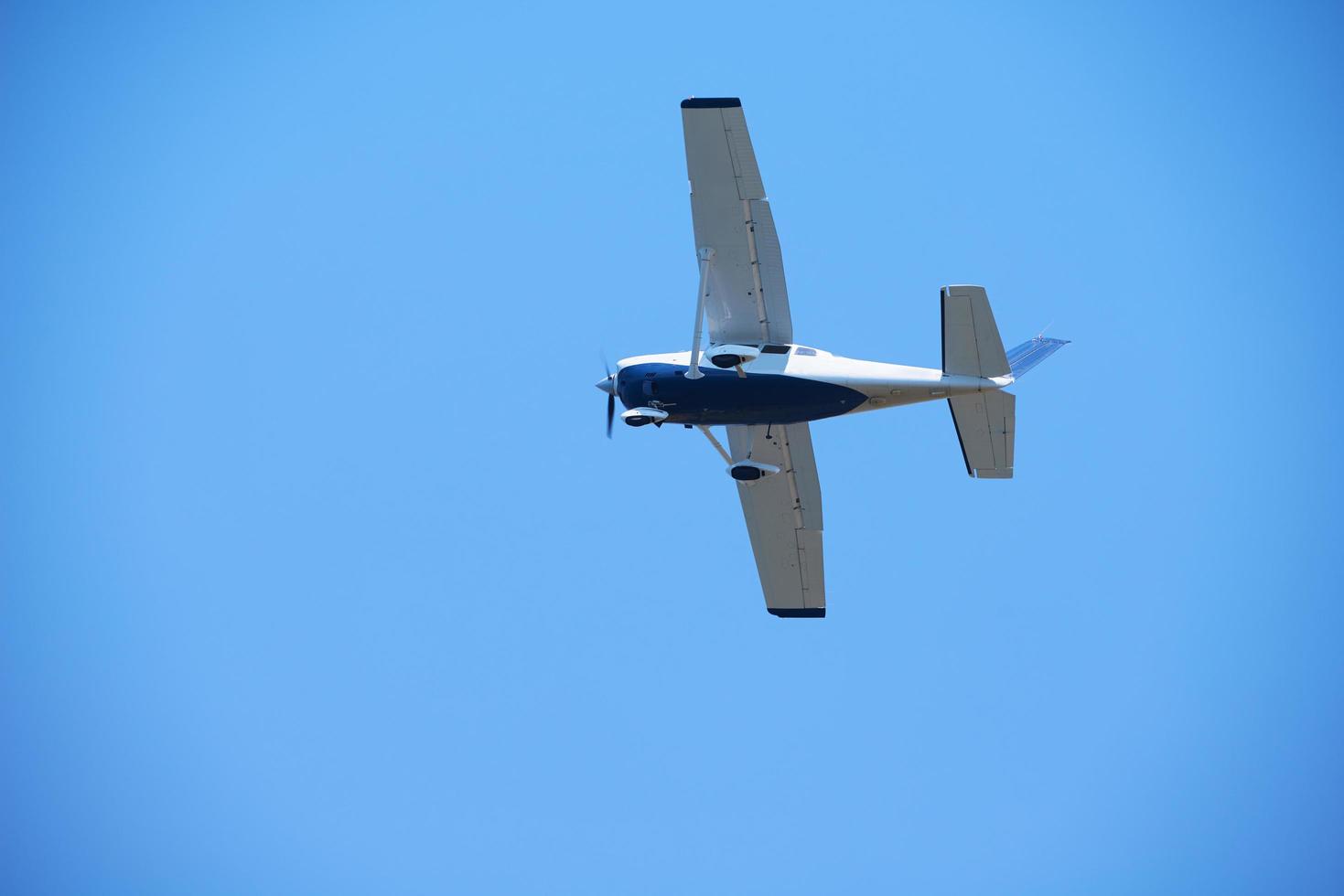 Small airplane view photo