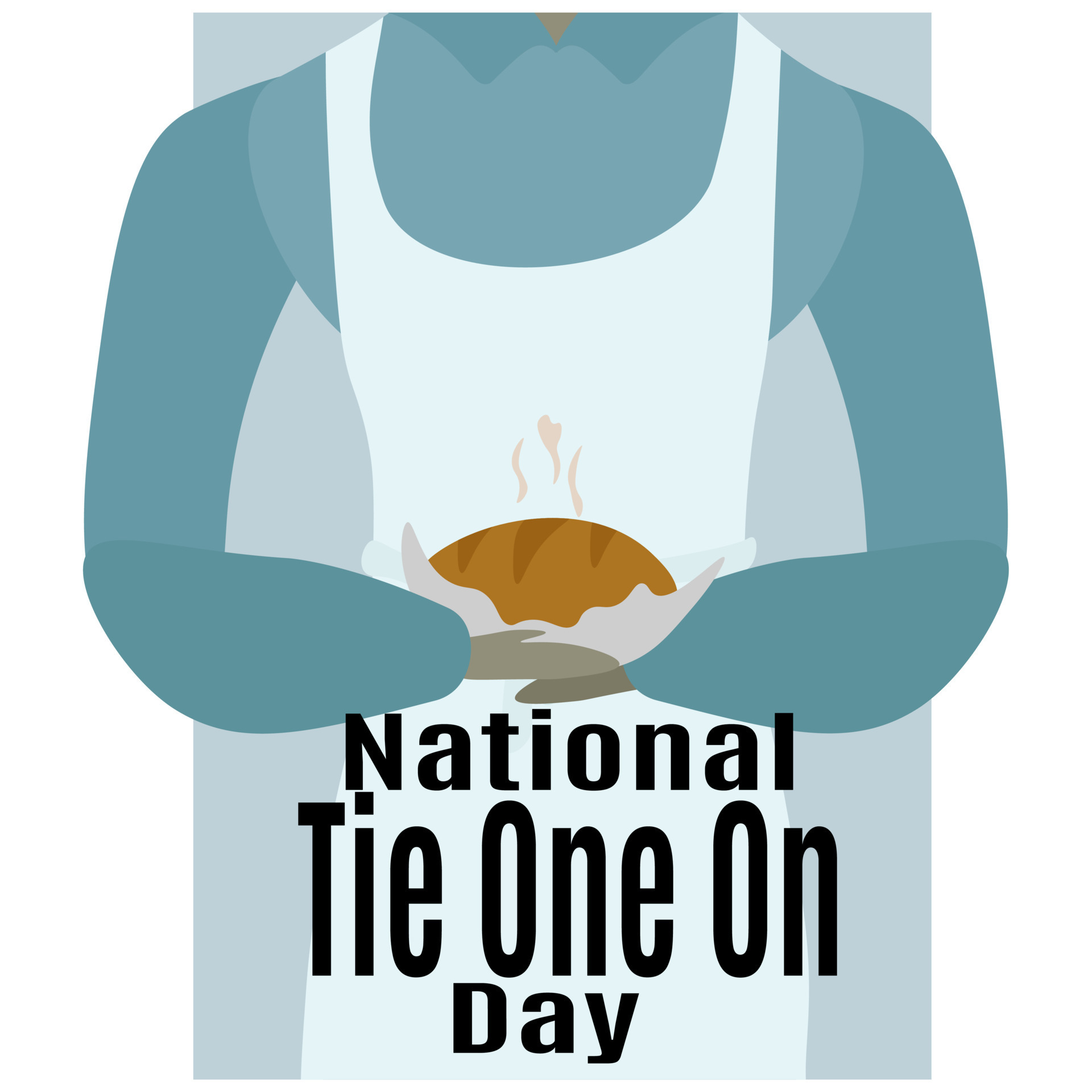 National Tie One On Day, Idea for poster, banner, flyer or postcard 12768313 Vector Art at Vecteezy