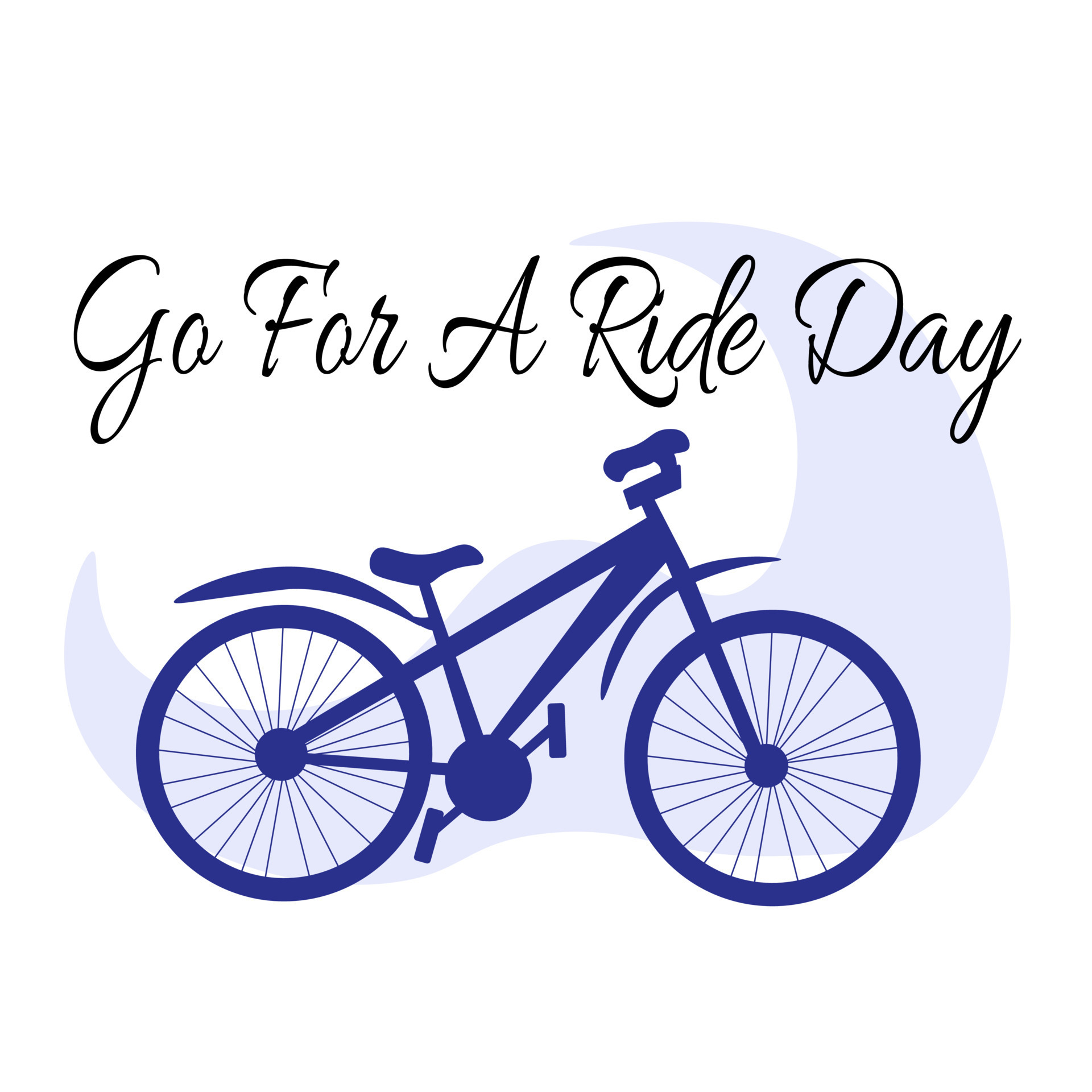 Go For A Ride Day, Idea for poster, banner, flyer or postcard 12768319
