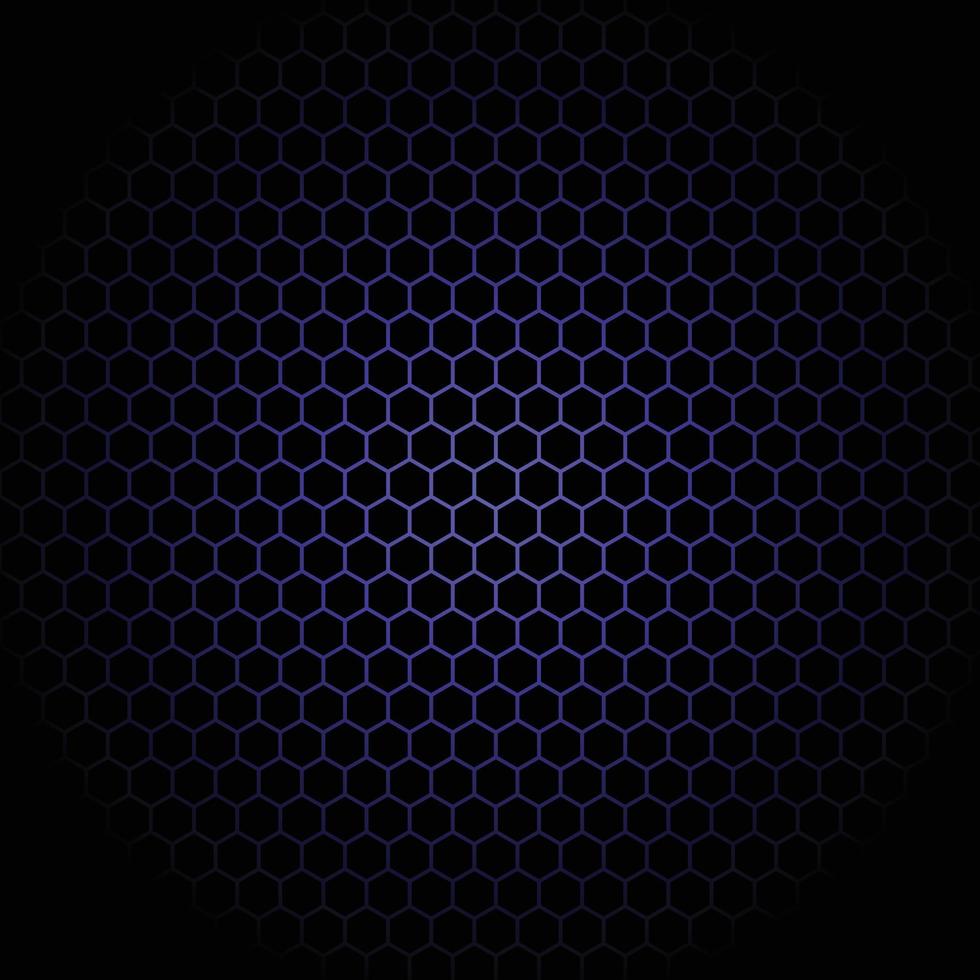 Abstract Dark hexagon geometric tile background pattern vector