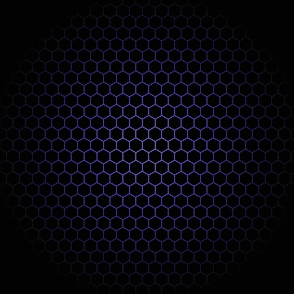 Abstract Dark hexagon geometric tile background pattern vector