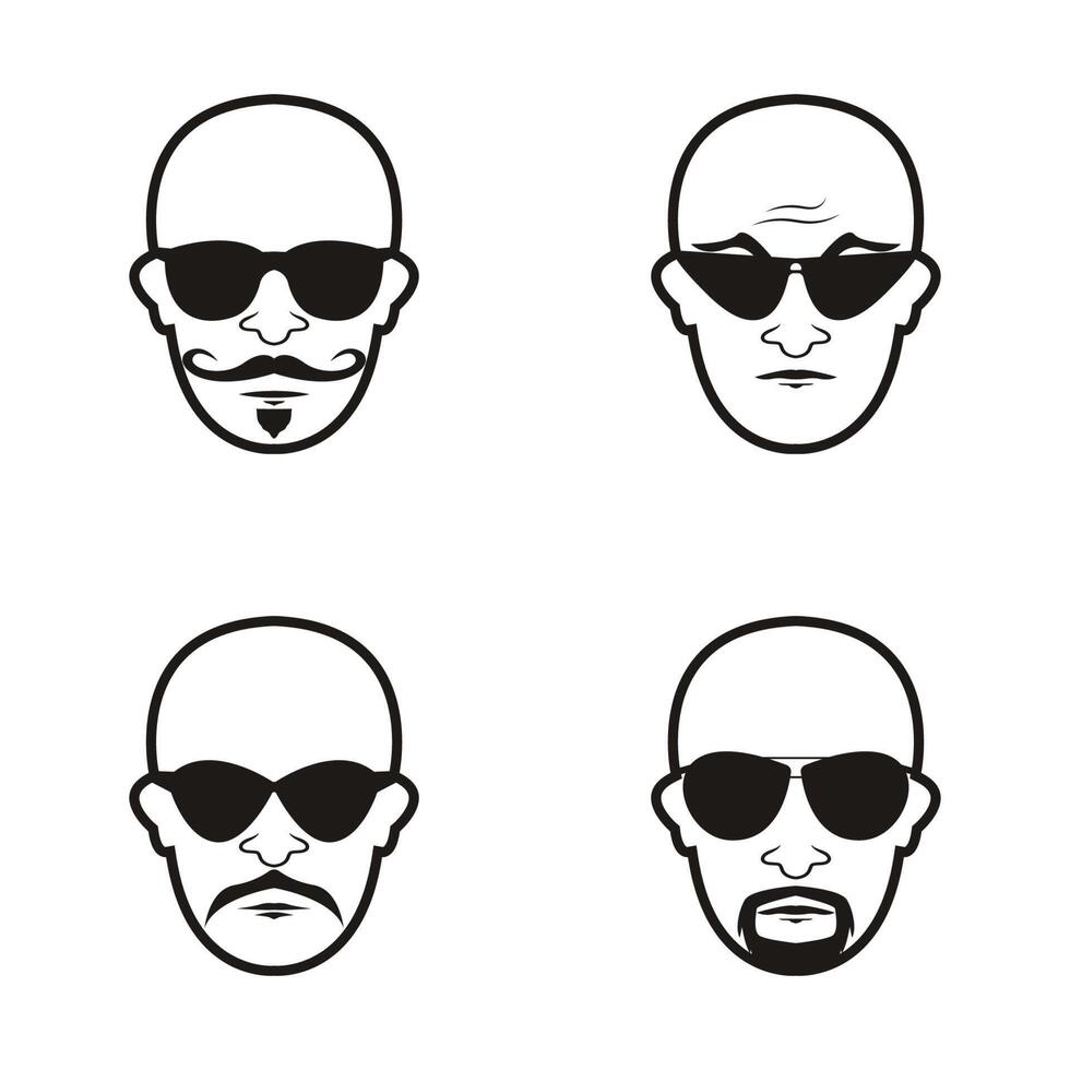 Bald Face Vector Art, Icons, and Graphics for Free Download