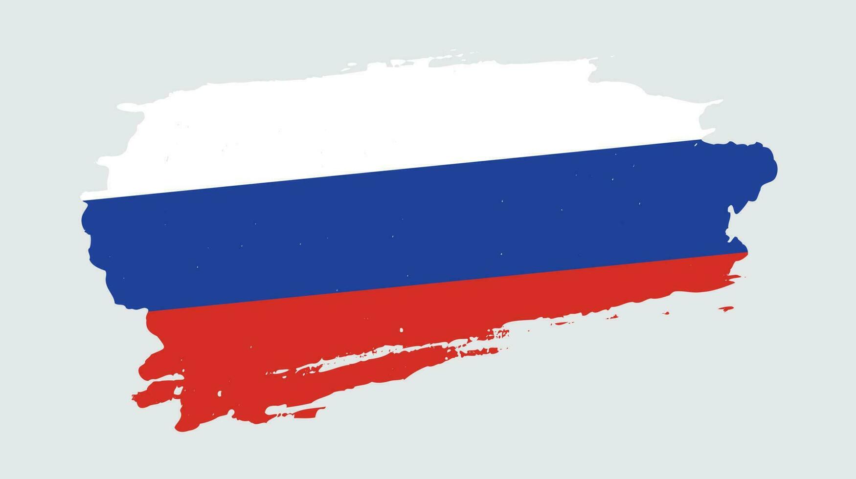 Faded Russia grunge flag vector