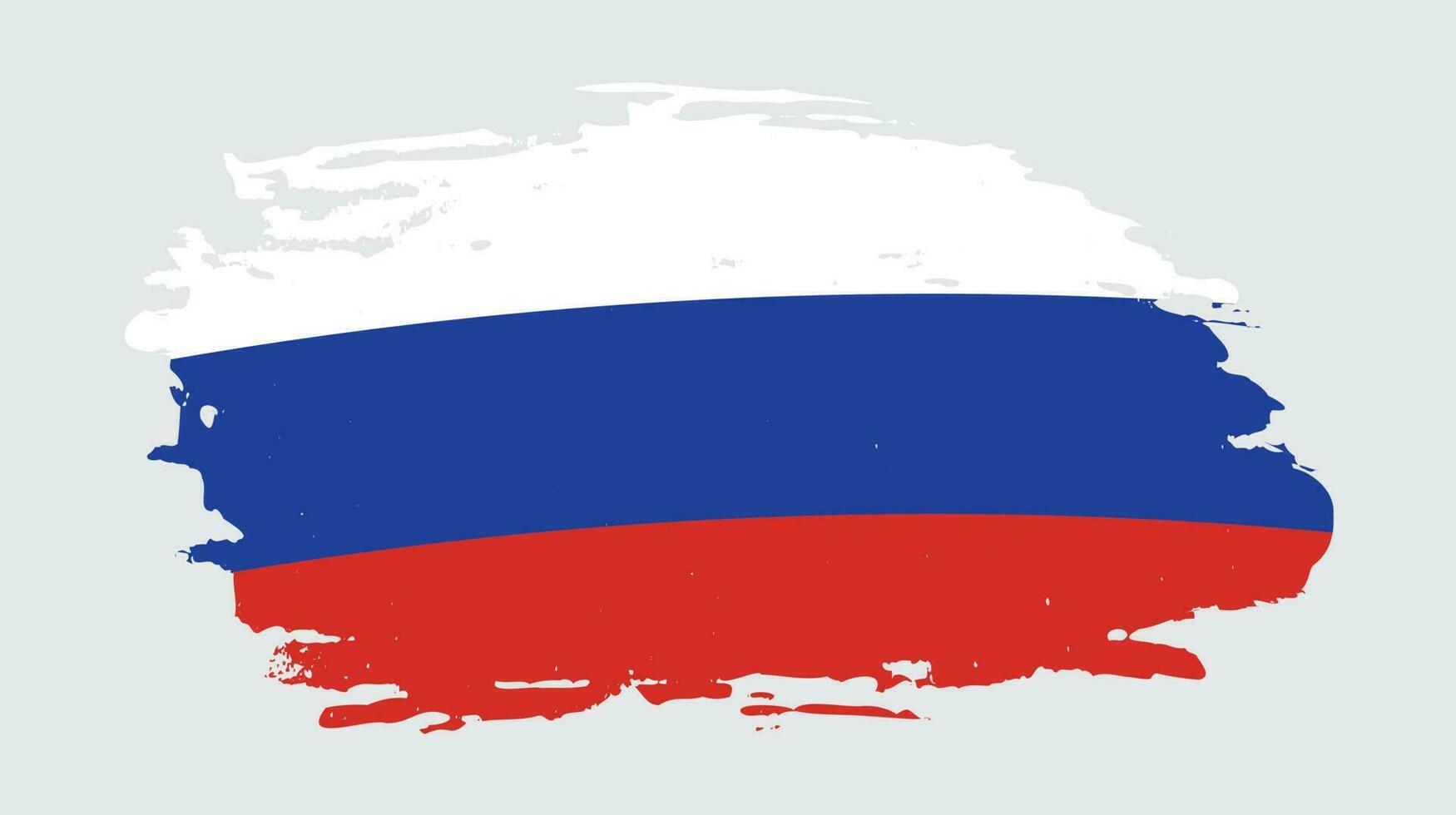 New Russian abstract flag vector