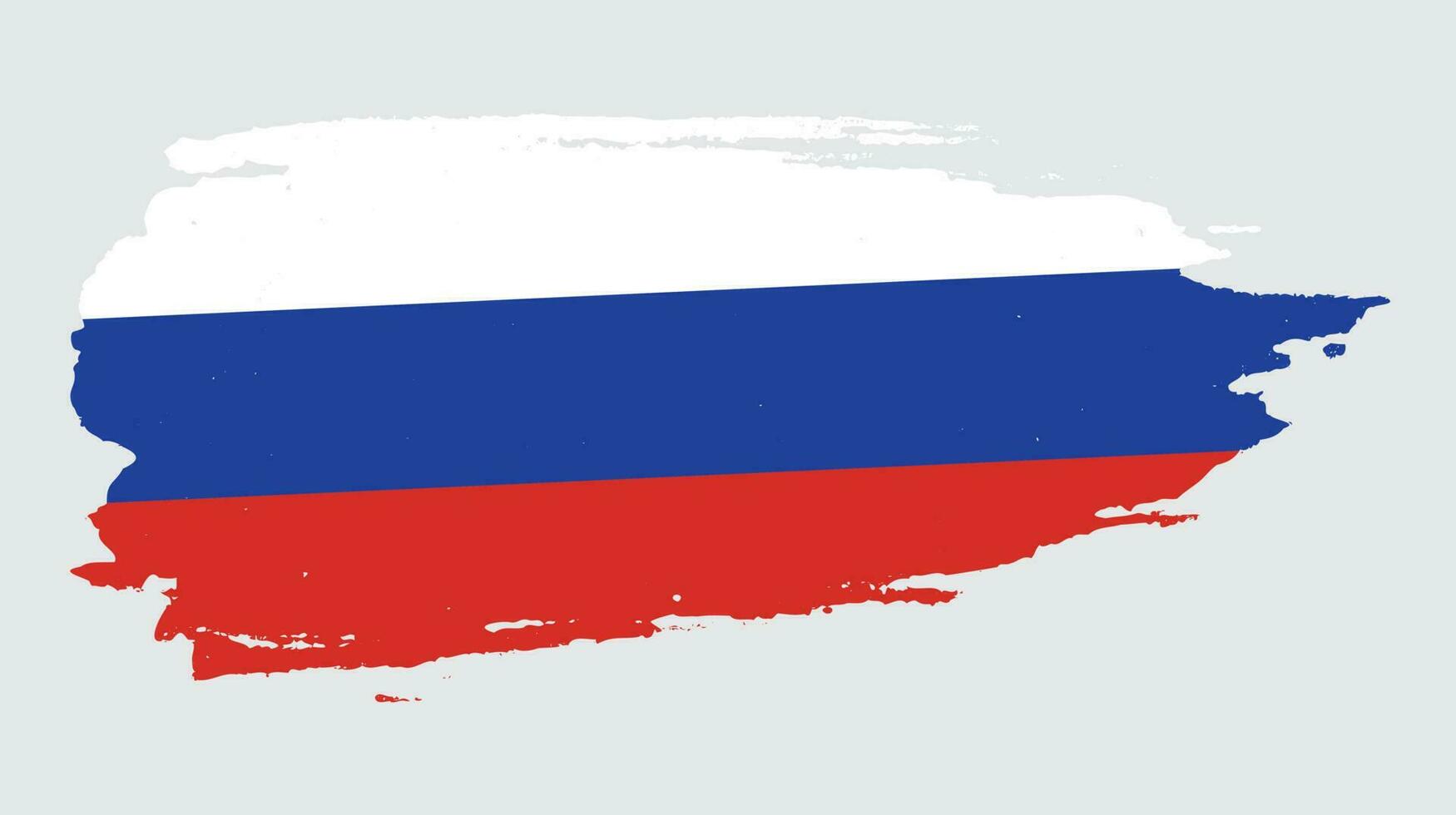 Professional Russia grunge flag vector