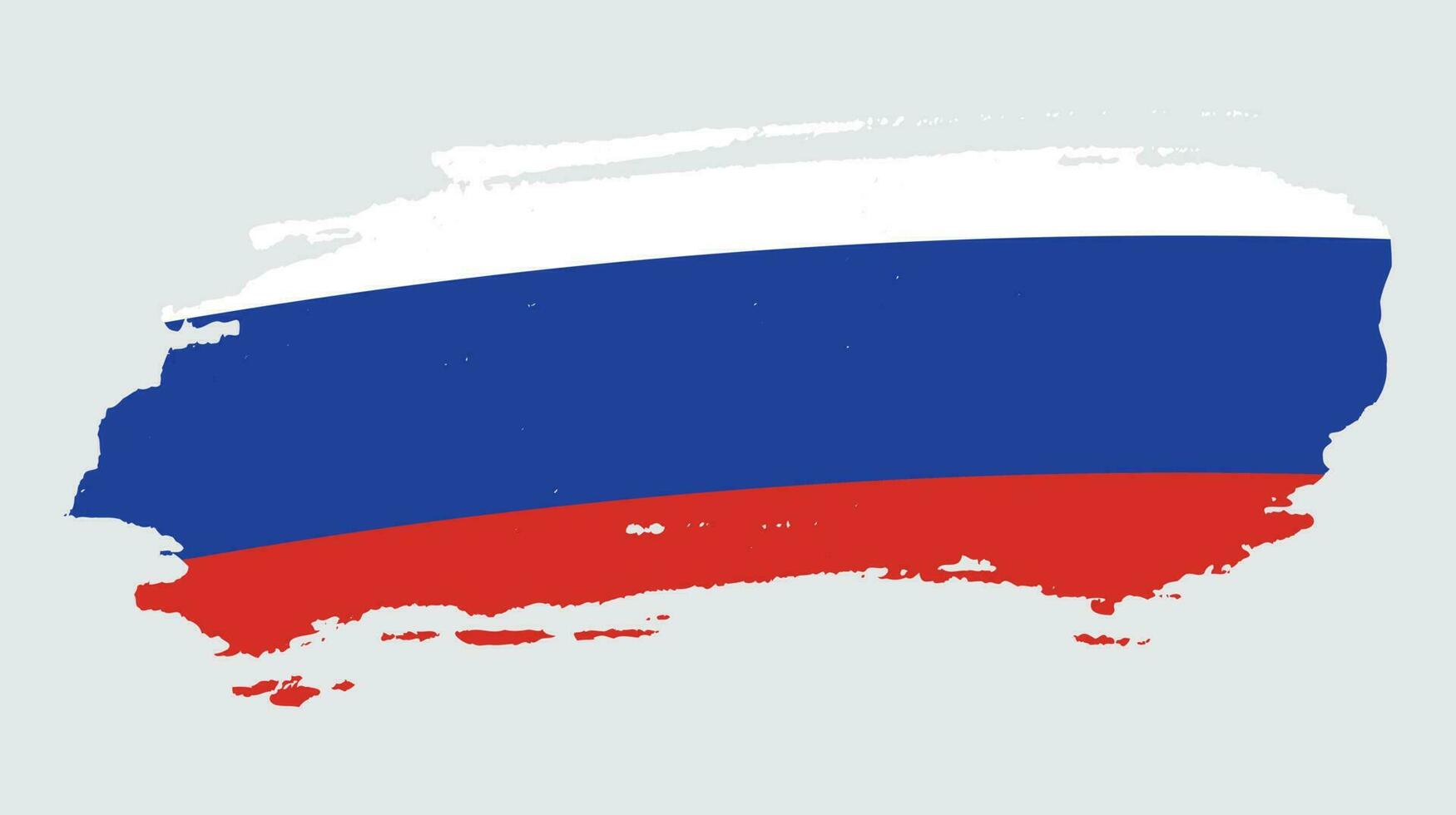 Vintage style Russian flag vector design