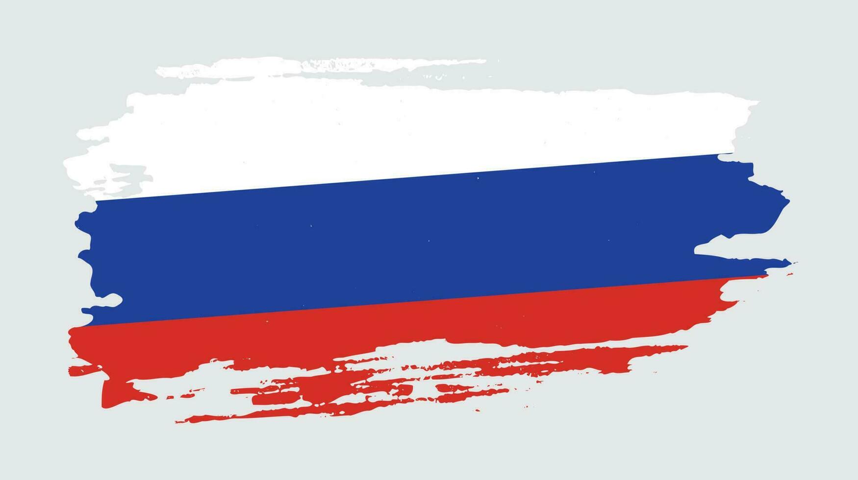 Vintage grunge texture professional Russia flag vector