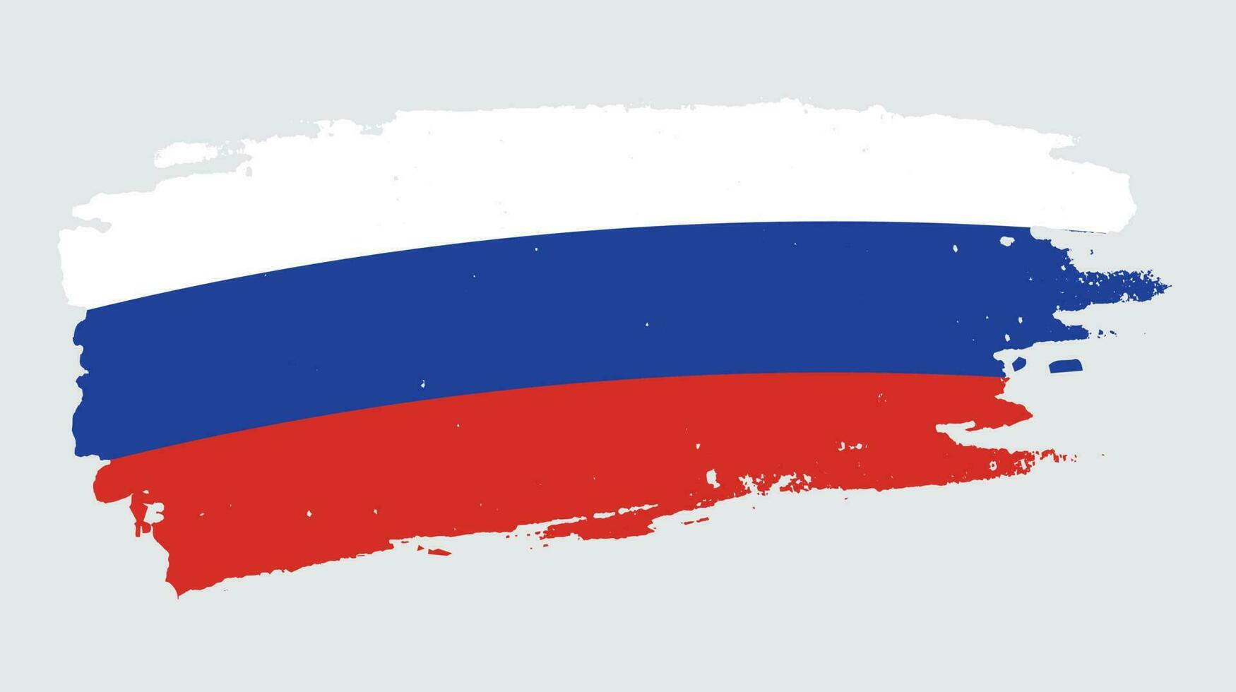 Texture effect Russia flag vector