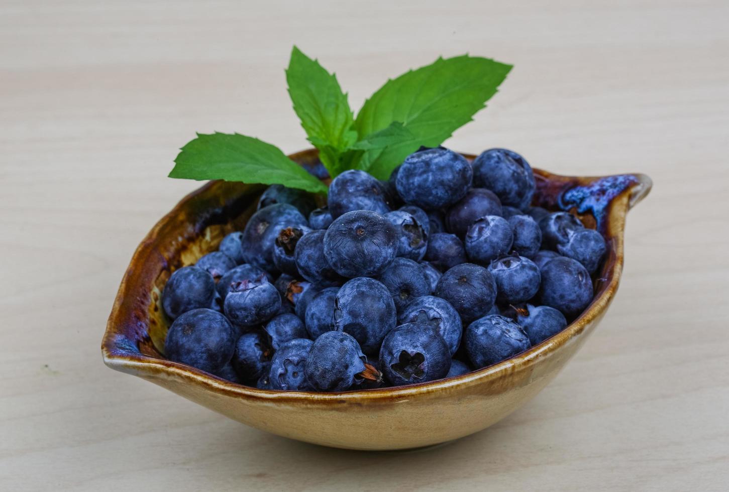 Blueberry in dish 12771450 Stock Photo at Vecteezy
