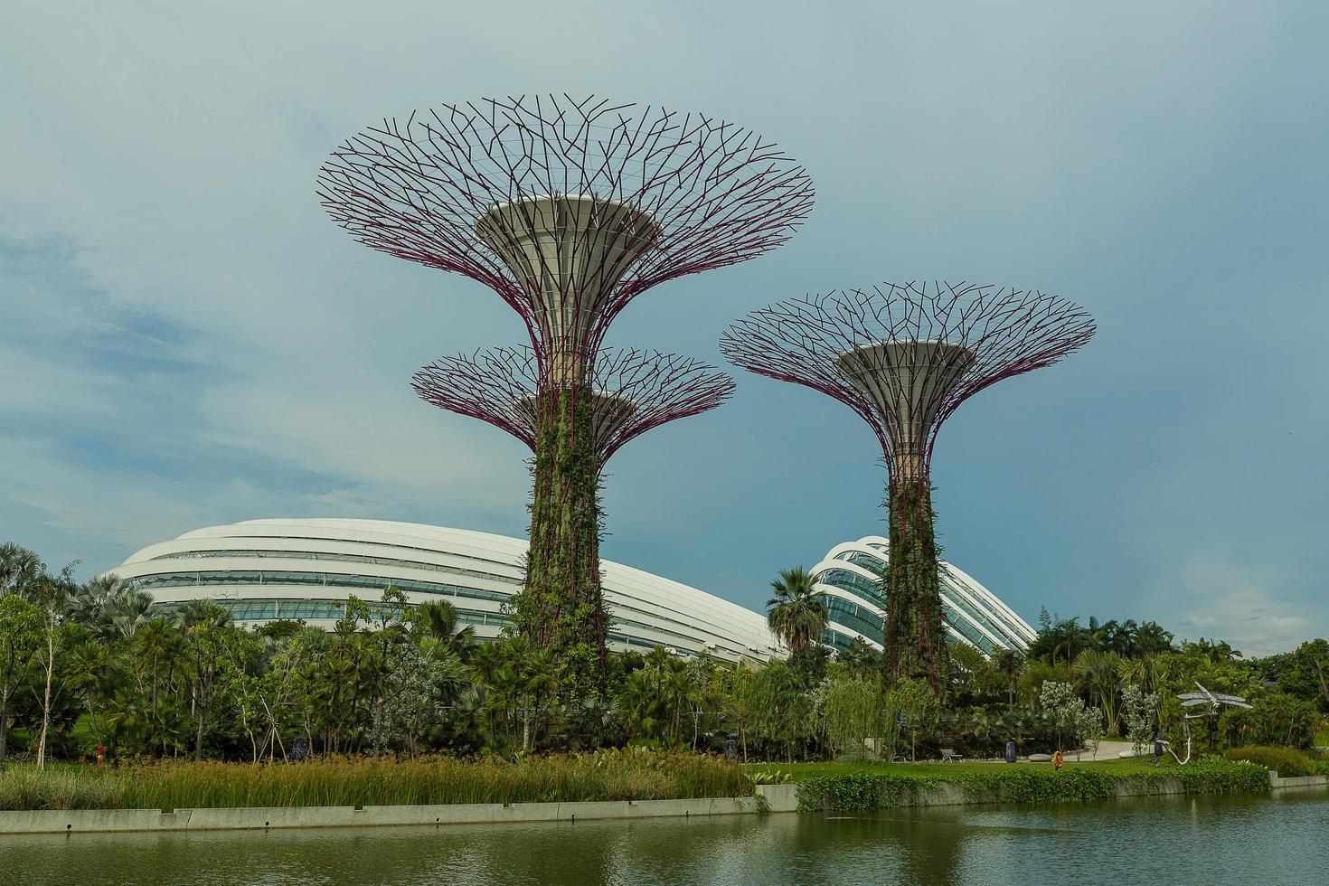 SINGAPORE, MAY 11, 2022 - Marina Bay Sands Integrated Resort on May 11, 2014 in Singapore. It was opened in 2011 and features world's most expensive standalone casino. photo