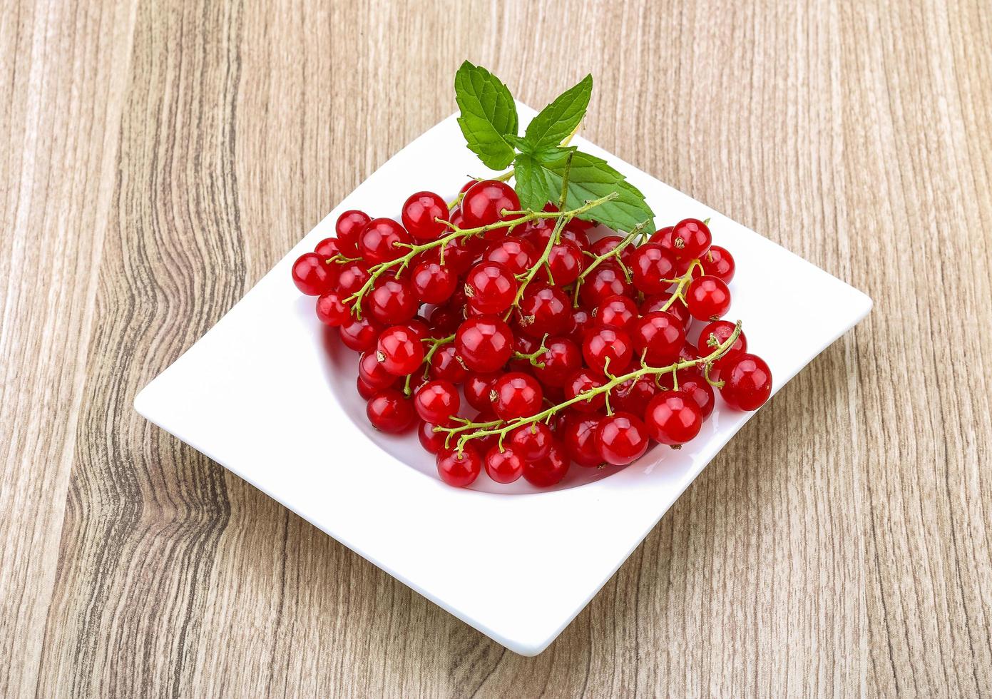Red currants view photo