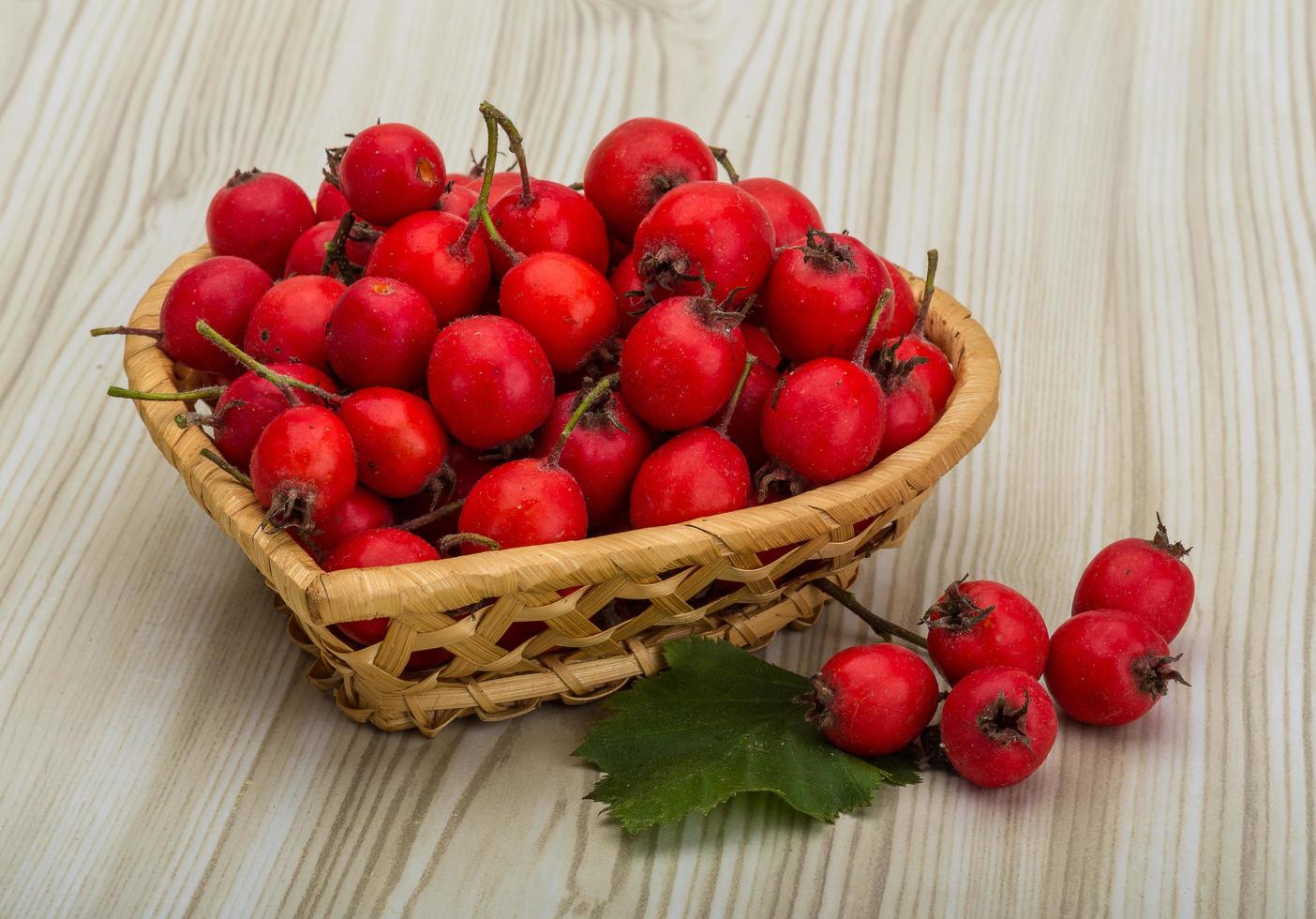 Hawthorn on wood photo