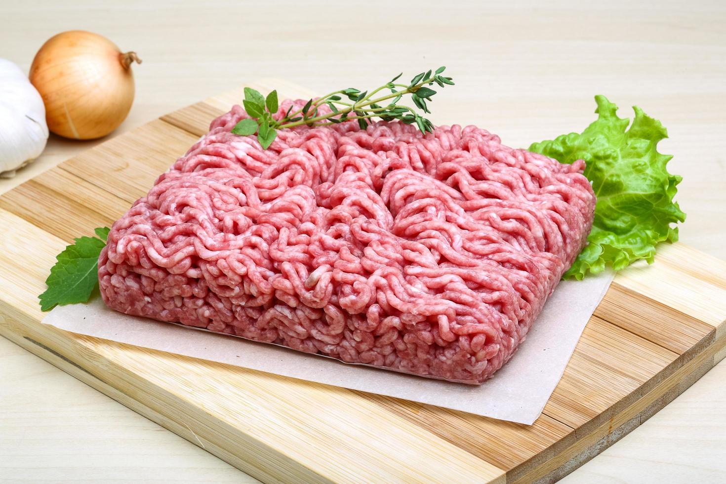 Minced meat dish photo