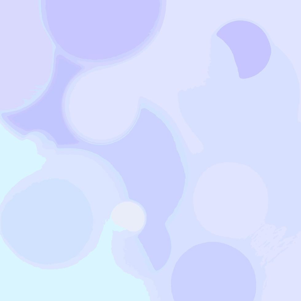 Pastel background with blue blurred bubbles. vector