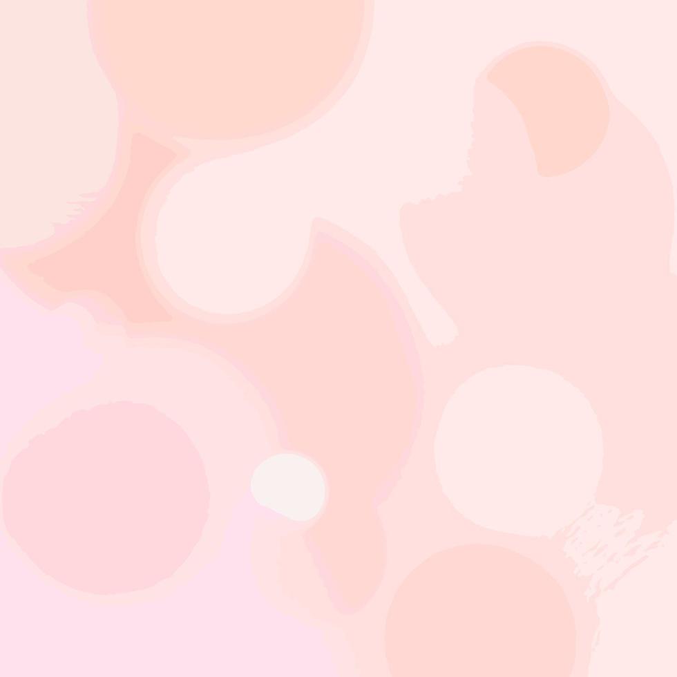 Pastel background with pink blurred bubbles. vector