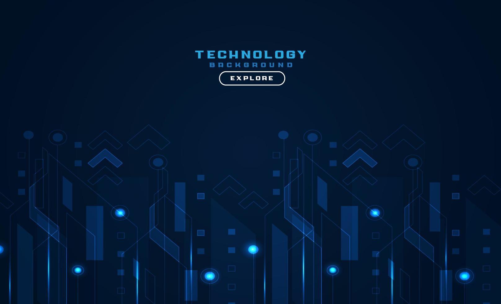 modern technology background futuristic style vector
