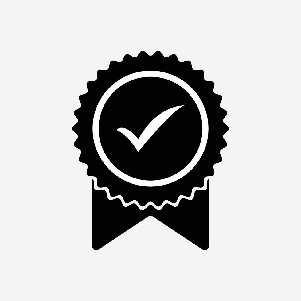 Approval check icon. Check mark icon vector illustration.