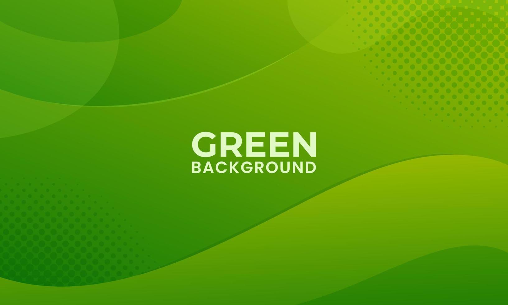 vector de fondo verde de lujo abstracto, fondo verde geométrico 3d con hermoso diseño de punto de círculo de onda para presentación, plantilla de banner