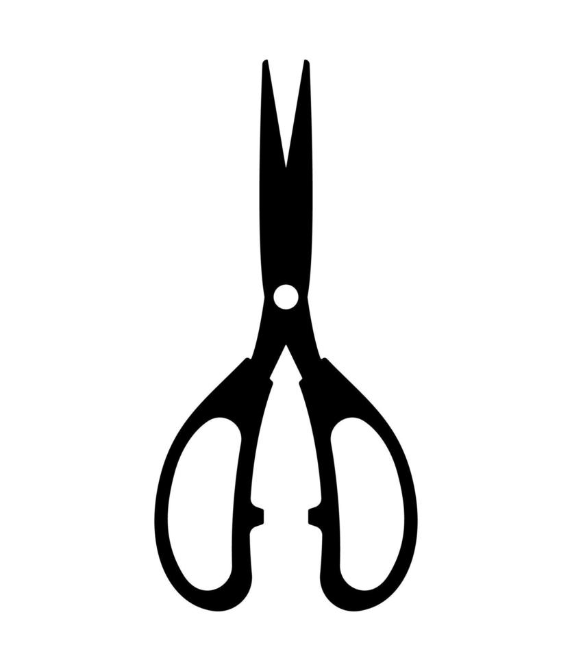 Scissors Silhouette, Standard, General Craft Scissors Tool Illustration vector