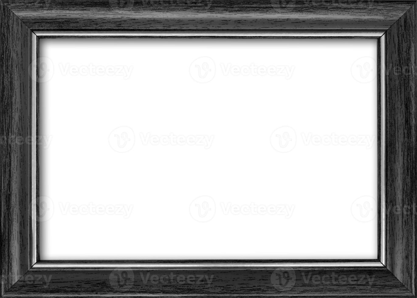 Empty picture frame with a free place inside, isolated on white