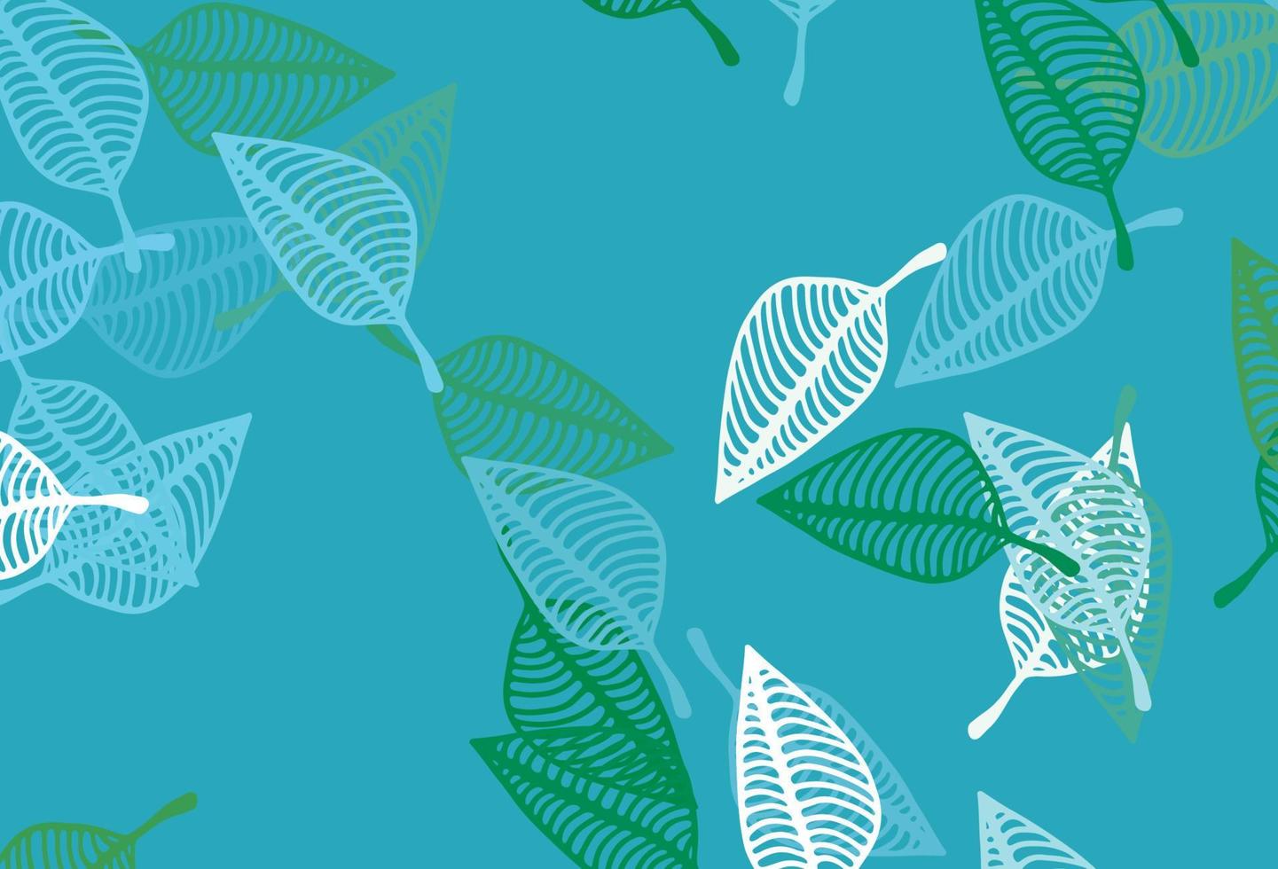 Light Blue, Green vector doodle texture.