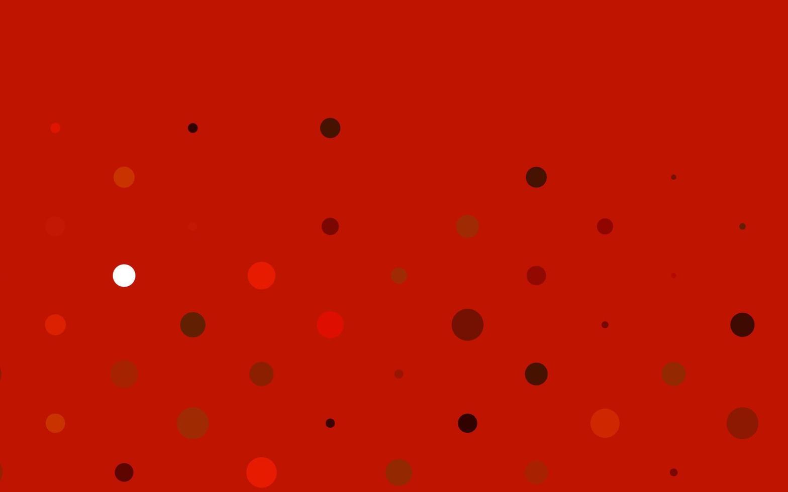 Light Orange vector background with bubbles.