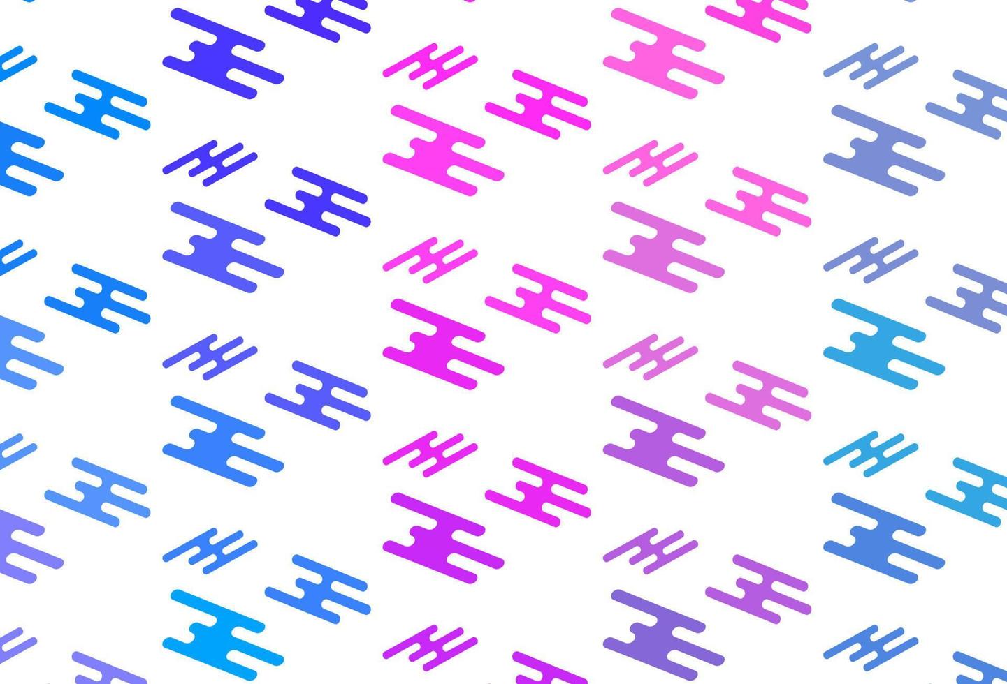 Light Pink, Blue vector pattern with narrow lines.