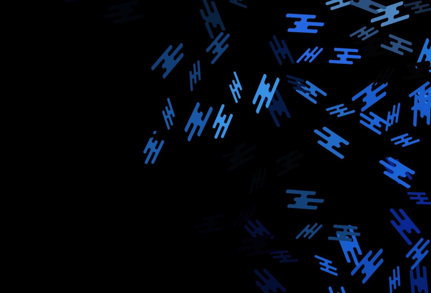 Dark BLUE vector layout with flat lines.